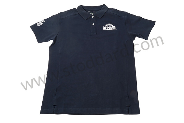99A001084305 - LE MANS CLASSIC MEN'S POLO SHIRT OFFICIAL PRODUCT - NAVY BLUE for Porsche 