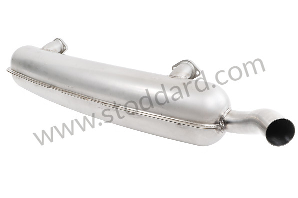 99A001084405 - SPORT SSI STAINLESS STEEL FINAL SILENCER 60MM OUTLET for Porsche 
