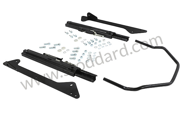 99A001084969 - COMPLETE KIT CLASSIC BUCKET SPORT SEAT + HEADREST + FIXINGS for Porsche 911 70-73 &bull; 1973 &bull; 2.4T-E &bull; Coupe &bull; Automatic Gearbox