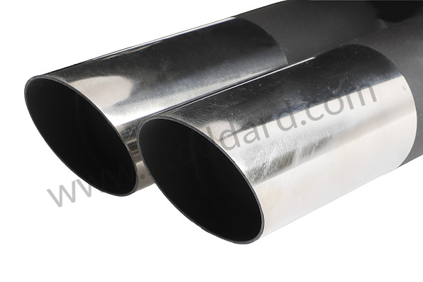 99A001090552 - ANSA STYLE EXHAUST MUFFLER 4 OUTLETS for Porsche 911 65-69 &bull; 1969 &bull; 2.0S &bull; Coupe &bull; Manual Gearbox, 5 Speed