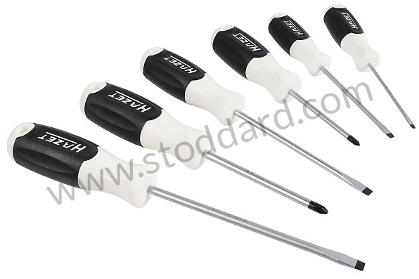 99A001099622 - SET OF 6 SCREWDRIVERS HAZET for Porsche 996 Gt3 / Gt3-1 &bull; 2000 &bull; 996 Gt3 &bull; Coupe &bull; Manual Gearbox, 6 Speed