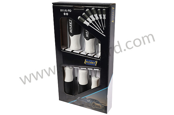 99A001099622 - SET OF 6 SCREWDRIVERS HAZET for Porsche 996 Gt3 / Gt3-1 &bull; 2000 &bull; 996 Gt3 &bull; Coupe &bull; Manual Gearbox, 6 Speed
