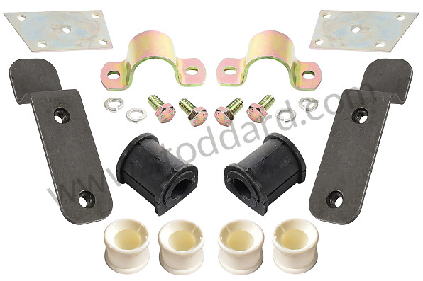 99A001107301 - 914 REAR STABILIZER BAR MOUNTING KIT for Porsche 914 &bull; 1970 &bull; 914/6 &bull; Automatic Gearbox