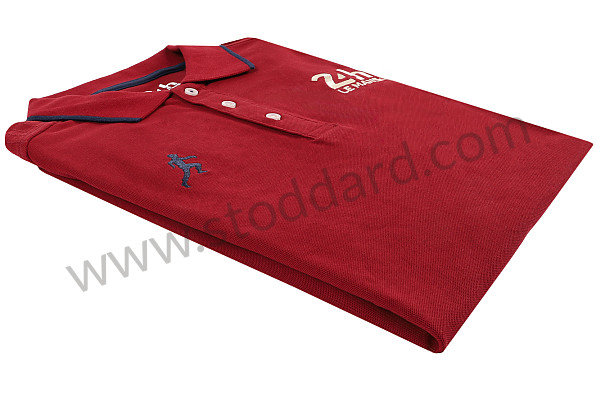 99A001111273 - OFFICIAL MEN'S 24H LE MANS ORIGINAL'S POLO SHIRT - BURGUNDY for Porsche 
