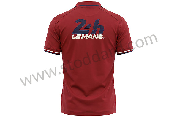 99A001111274 - OFFICIAL MEN'S 24H LE MANS ORIGINAL'S POLO SHIRT - BURGUNDY for Porsche 