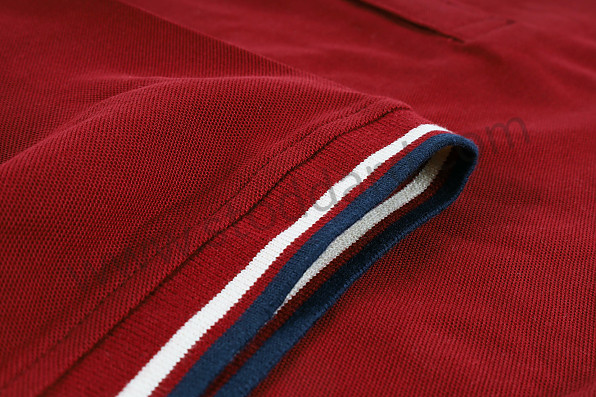 99A001111274 - OFFICIAL MEN'S 24H LE MANS ORIGINAL'S POLO SHIRT - BURGUNDY for Porsche 