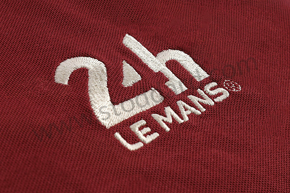 99A001111276 - OFFICIAL MEN'S 24H LE MANS ORIGINAL'S POLO SHIRT - BURGUNDY for Porsche 
