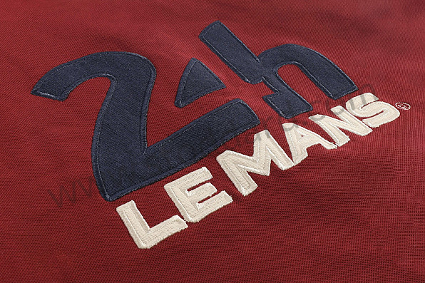 99A001111276 - OFFICIAL MEN'S 24H LE MANS ORIGINAL'S POLO SHIRT - BURGUNDY for Porsche 