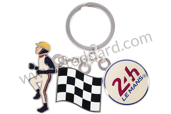 99A001111280 - ORIGINAL'S METAL CHARMS KEYCHAIN 24H LE MANS OFFICIAL for Porsche 