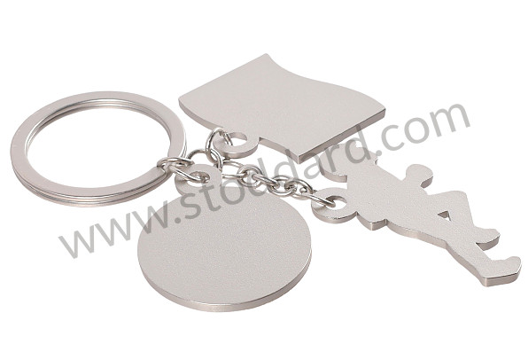 99A001111280 - ORIGINAL'S METAL CHARMS KEYCHAIN 24H LE MANS OFFICIAL for Porsche 