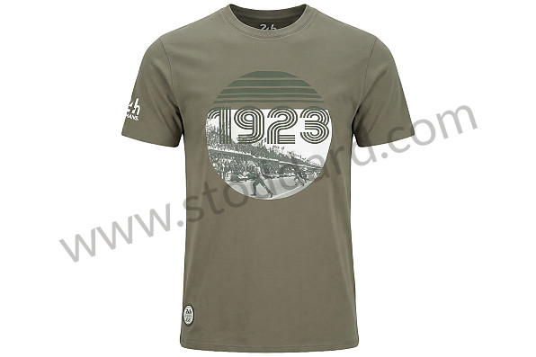99A001111302 - OFFICIAL 24H LE MANS RETRO PHOTO T-SHIRT FOR MEN for Porsche 