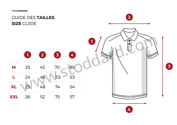 99A001111311 - OFFICIAL 24H LE MANS LEGENDARY POLO SHIRT FOR MEN for Porsche 