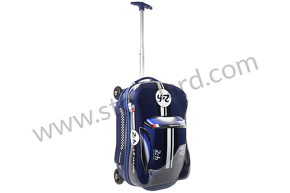 99A001111325 - 24H LE MANS OFFICIAL CHILDREN'S SPORTS CAR SUITCASE - BLUE for Porsche 