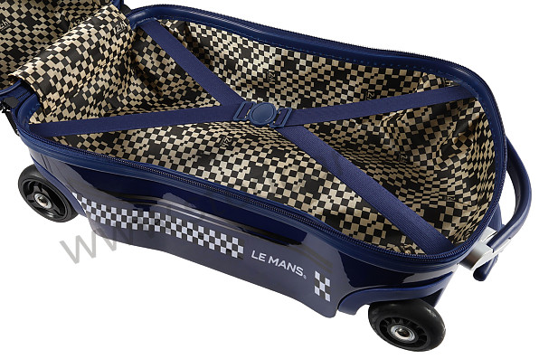 99A001111325 - 24H LE MANS OFFICIAL CHILDREN'S SPORTS CAR SUITCASE - BLUE for Porsche 