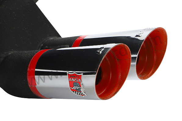 99A001111339 - ANSA 4-OUTLET EXHAUST SILENCER for Porsche 911 74-77 + 912E &bull; 1974 &bull; 2.7 &bull; Coupe &bull; Automatic Gearbox