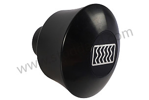 ALUMINUM REAR DEFROST BILLET DASH KNOB BLACK / BLACK / ALUMINIUM (99A001112384)