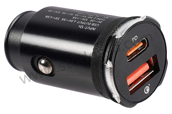 99A001112793 - CIGARETTE LIGHTER TO USB-A / USB-C ADAPTER for Porsche 911 74-77 + 912E &bull; 1976 &bull; 912E &bull; Coupe &bull; Manual Gearbox, 5 Speed