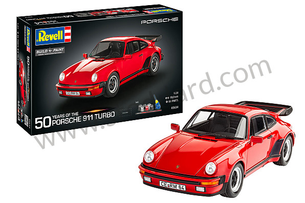 99A001114362 - COMPLETE MODEL KIT 911 TURBO SPECIAL EDITION 50 YEARS (SCALE 1/24) for Porsche 