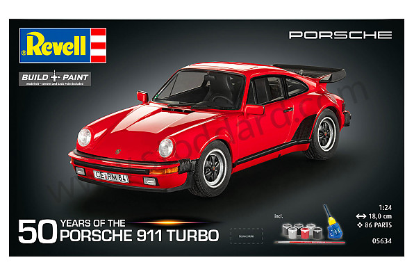 99A001114362 - COMPLETE MODEL KIT 911 TURBO SPECIAL EDITION 50 YEARS (SCALE 1/24) for Porsche 