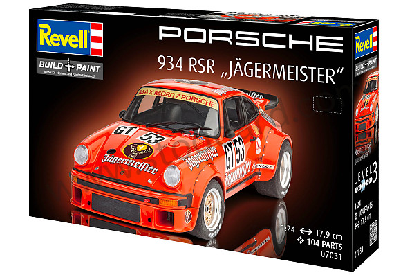 99A001114363 - J&Atilde;GERMEISTER 934 RSR MODELING KIT (SCALE 1/24) for Porsche 