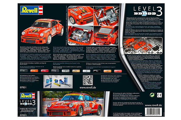 99A001114363 - J&Atilde;GERMEISTER 934 RSR MODELING KIT (SCALE 1/24) for Porsche 