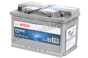 BATTERY 12V 74 AH 680 A 74 AMPERE HOUR / OPTION: 340 A (70 AH ) BATTERY (Option code: IJ0L) (9A7915105)