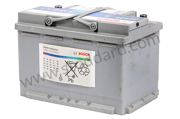 9A7915105 - BATTERY 12V 74 AH 680 A for Porsche 911 74-77 + 912E &bull; 1975 &bull; Carrera 2.7 Us &bull; Coupe &bull; Manual Gearbox, 5 Speed