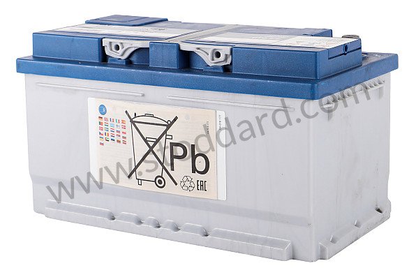 99961108021 - Battery 80ah for Porsche 997 05-08 &bull; 2005 &bull; 997 C2 &bull; Coupe &bull; Manual Gearbox, 6 Speed