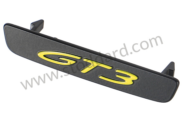 9GT8679321S1 - BADGE RACING YELLOW for Porsche 