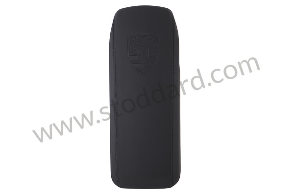 9P1857151BA11 - LID  WITH CREST AND DECORATIVE STITCHING BLACK for Porsche 