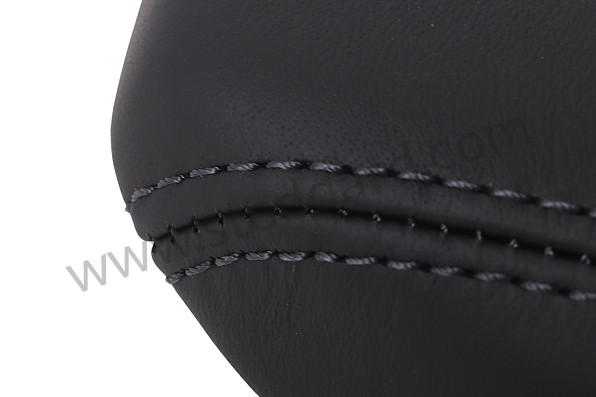 9P1857151BA11 - LID  WITH CREST AND DECORATIVE STITCHING BLACK for Porsche 