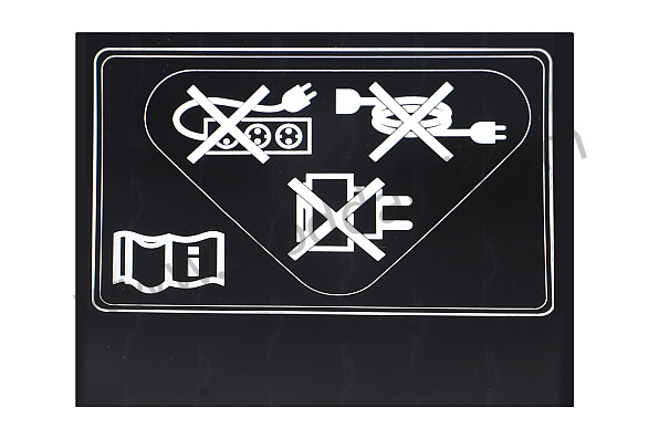 9Y0010013A - DECAL LABEL for Porsche 