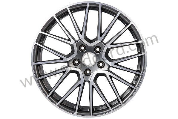 9Y0601025BFOB5 - ALLOY WHEEL SILK-GLOSS PLATINUM for Porsche 