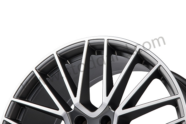 9Y0601025BFOB5 - ALLOY WHEEL SILK-GLOSS PLATINUM for Porsche 