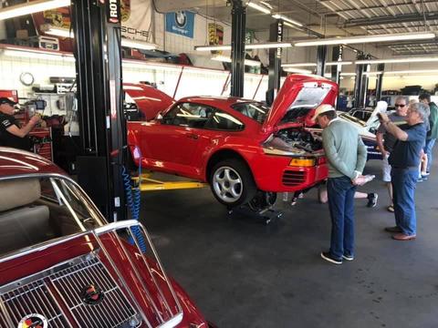 Shop Tour at Callas Rennsport.