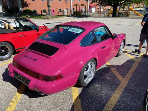 This Rubystone 964 Carrera RS was just imported to the states. Very, very cool car.