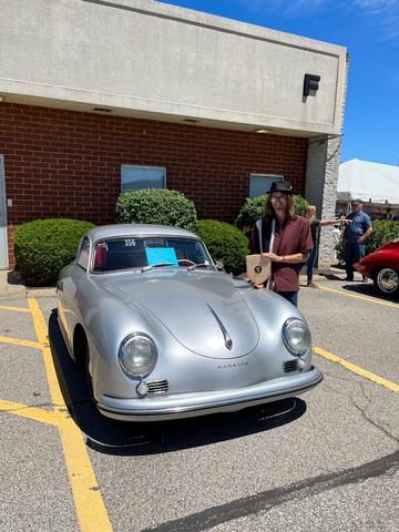 Mike Immarino’s 356A Coupe was third in our Car Show. Always a favorite!