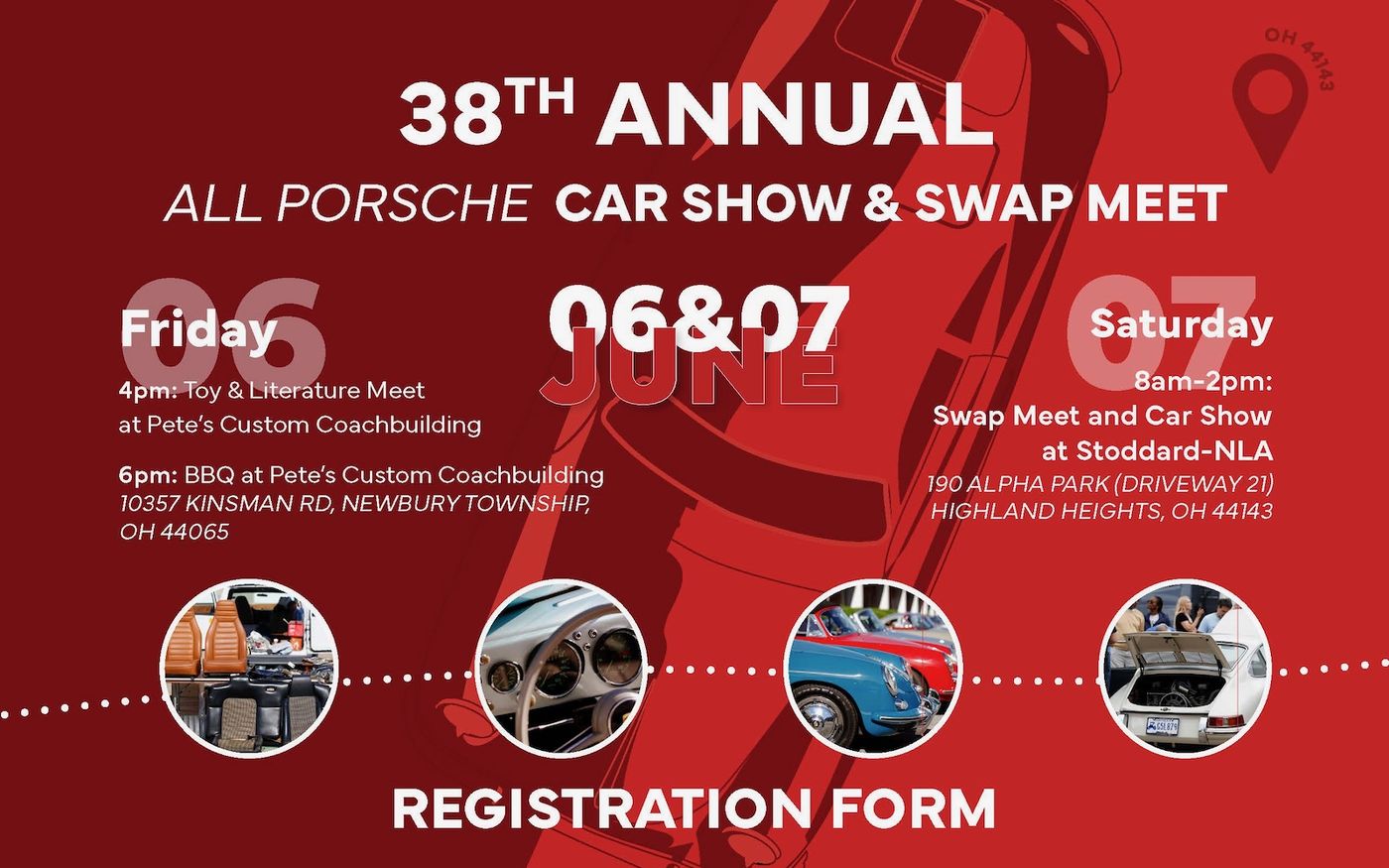 Stoddard All Porsche Car Show & Swap Meet