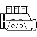 Engine and fuel feed