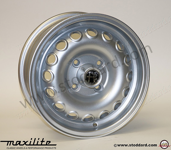 ALGTA614 - Maxilite Alfa Romeo GTA Style Wheel 14 x 6-inch 4x108 30mm Offset. Fits GTV and Spider. for Porsche 