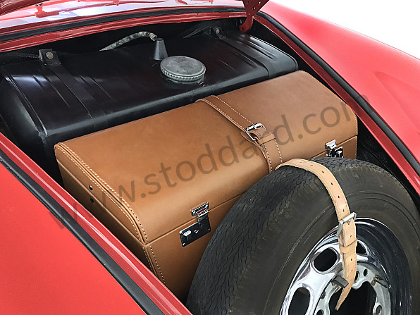 DST32320BLK - Front Luggage Case, Black Leather, For 356 356A and 356B T5 for Porsche 