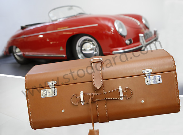 DST32320BLK - Front Luggage Case, Black Leather, For 356 356A and 356B T5 for Porsche 