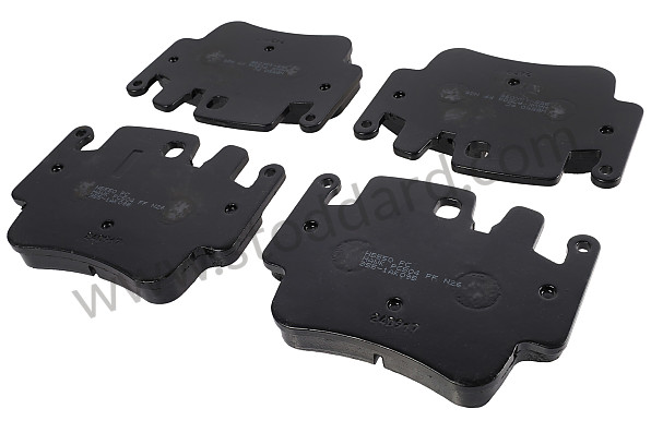 HB289Z610 - Hawk Brake Pad, Ceramic, Front For 986 Boxster for Porsche Boxster 986 97-04 &bull; 2000 &bull; Boxster 2.7 &bull; Cabrio &bull; Manual Gearbox, 5 Speed