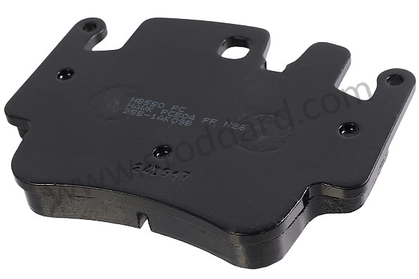 HB289Z610 - Hawk Brake Pad, Ceramic, Front For 986 Boxster for Porsche Boxster 986 97-04 &bull; 2000 &bull; Boxster 2.7 &bull; Cabrio &bull; Manual Gearbox, 5 Speed