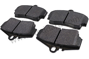 Hawk Brake Pad, Ceramic, Rear For 986 Boxster  (HB290Z583)