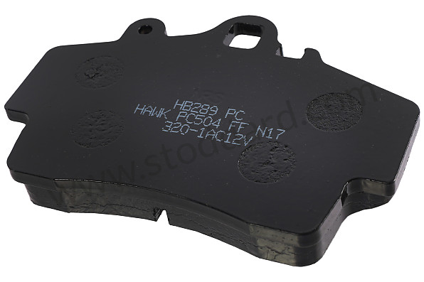 HB550Z634 - Hawk Brake Pad, Ceramic, Front For 996 986 Boxster S for Porsche Boxster 986 97-04 &bull; 2000 &bull; Boxster S 3.2 &bull; Cabrio &bull; Manual Gearbox, 6 Speed