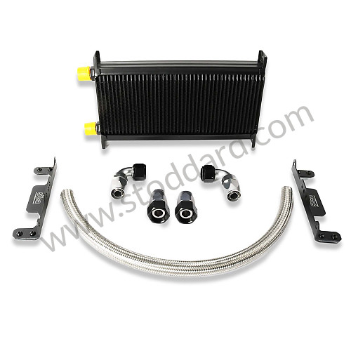 KPORA - Oil Cooler Kit, 44 row.  911/930 fender mount for Porsche 911 74-77 + 912E &bull; 1976 &bull; 3.0 Carrera &bull; Coupe &bull; Manual Gearbox, 4 Speed