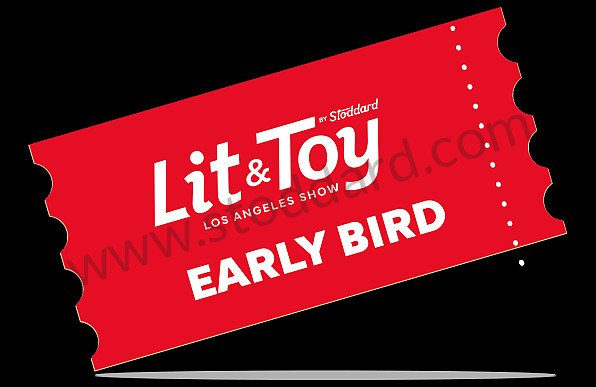 LALITEARLY - TICKET FOR LA LIT SHOW - EARLY BIRD 2027 for Porsche 