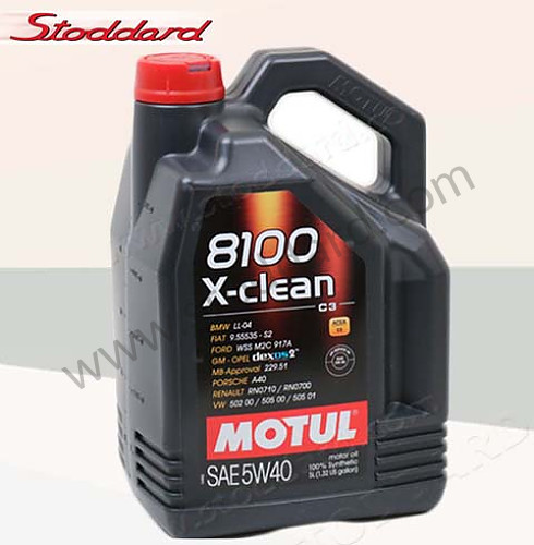 MOT102051 - Motul 8100 X-Clean 5w40 Synthetic Motor Oil, 5l Jug 102051 for Porsche 