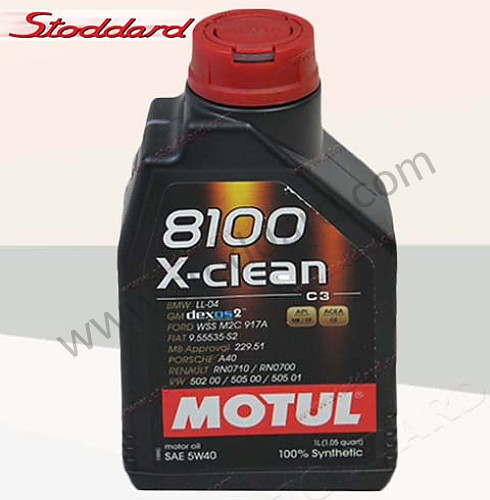 MOT102786 - Motul 8100 5w40 X-Clean C3 1 Liter for Porsche 